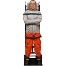 Hannibal Lecter and horror movie icons at Halloween