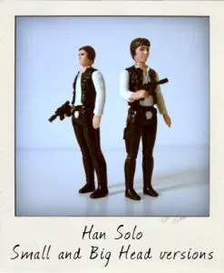 Han Solo (small and large head)