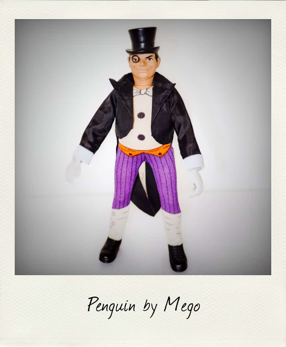 Penguin by Mego Polaroid-style image