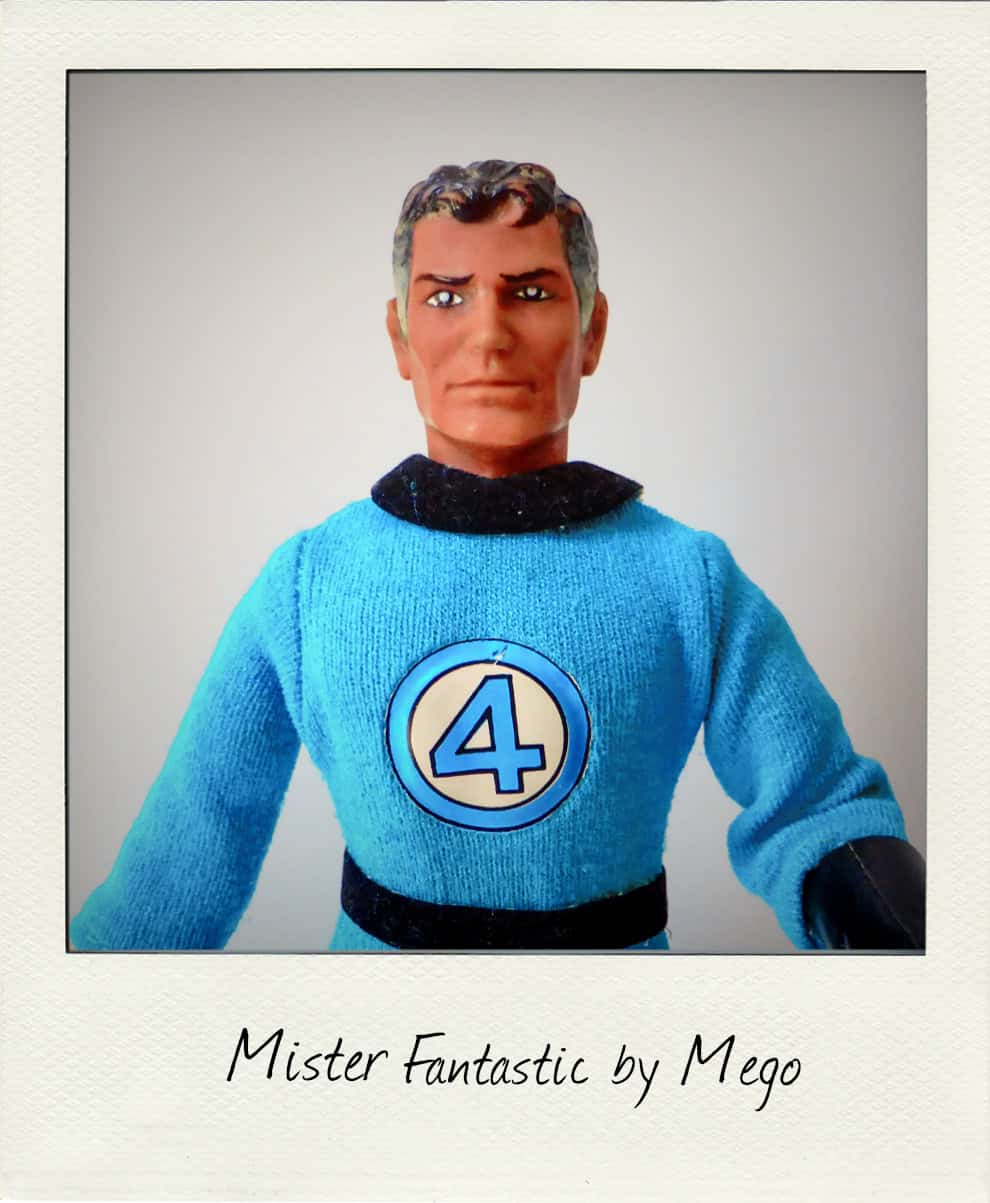 Mr Fantastic by Mego polaroid head and shoulders shot